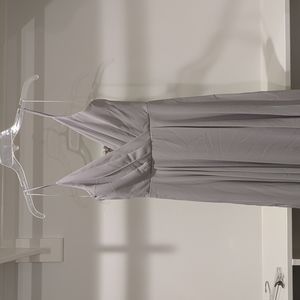 Grey floor length dress